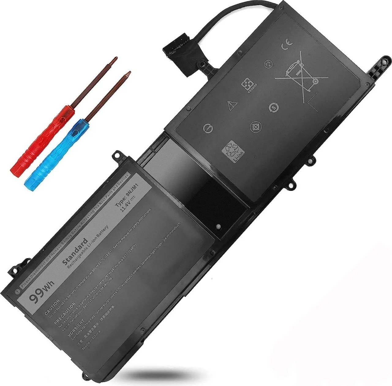 BATTERIE Dell 9NJM1, MG2YH, 0MG2YH, 01D82, HF250